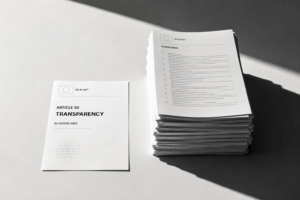 Article 50 AI Act Compliance: Forty Pages of Guidelines, One Page of Law, and the Gap Between Them